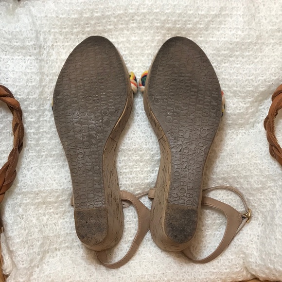 EUC Jack Rodgers Braided cork wedge Sandals size 6 - Picture 7 of 8